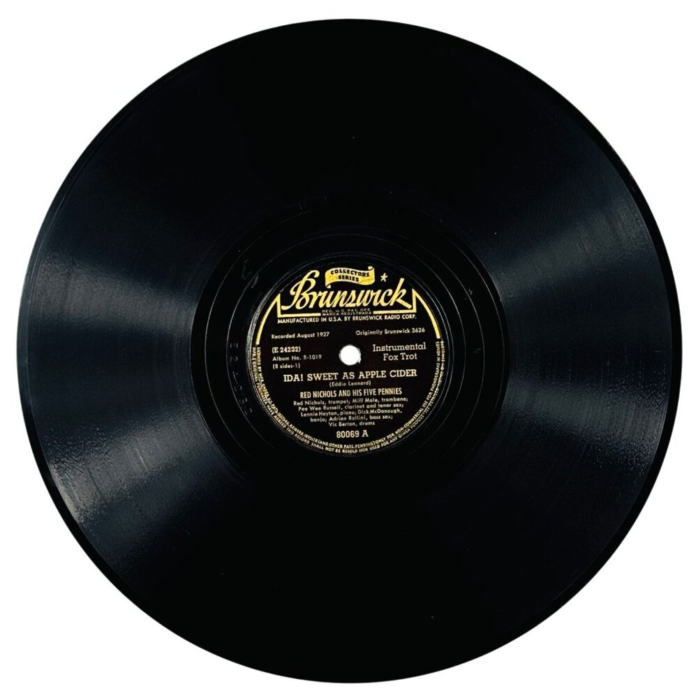 Red Nichols - Ida! Sweet As Apple Cider / Feelin' No Pain - 80069 Brunswick
